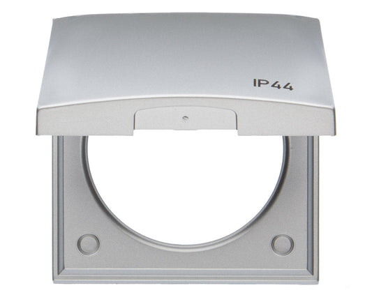 Ramme til 1 bryter m/lokk IP44 Berker 60x60mm kro