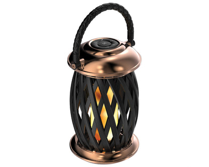 Ignis flammelampe LED kobber– oppladbar campinglampe med flammeeffekt