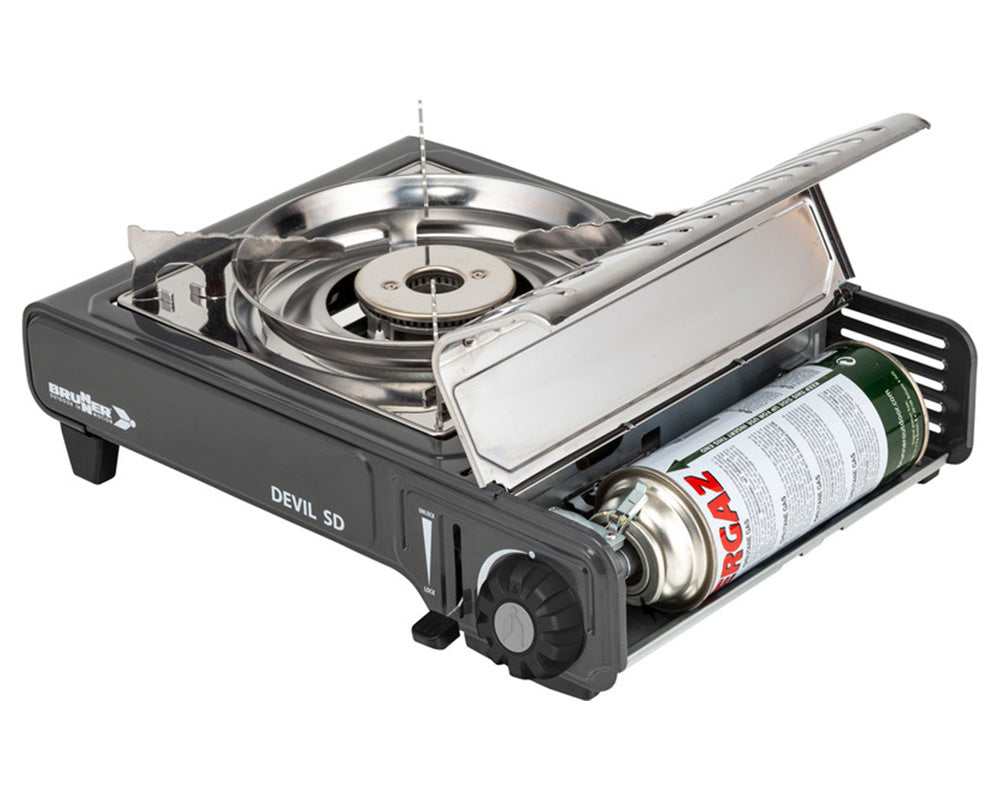 Brunner Devil Solo 2,2 kW kokeplate gass til camping ( lager 15/4-26)
