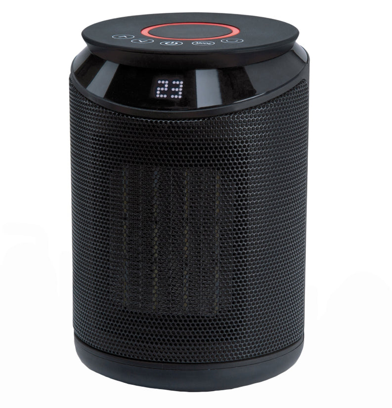 Varmevifte BEHA Hekla -  Svart  - keramisk element - Begrenset antall på lager