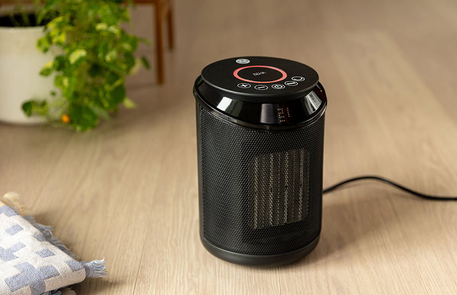 Varmevifte BEHA Hekla -  Svart  - keramisk element - Begrenset antall på lager