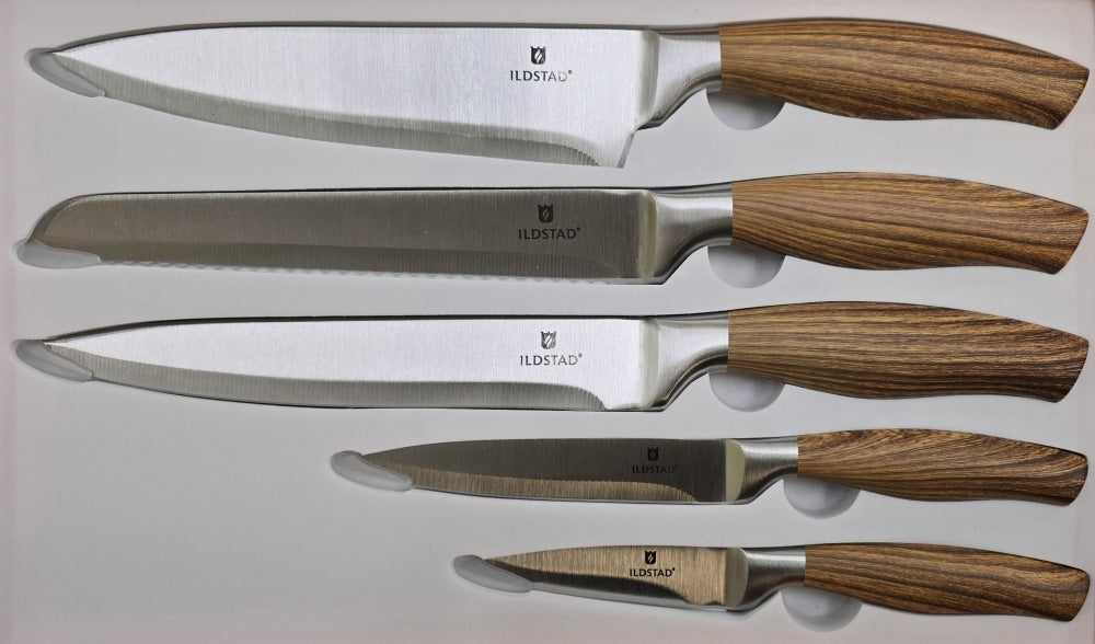 Ildstad Knivsett 5 deler