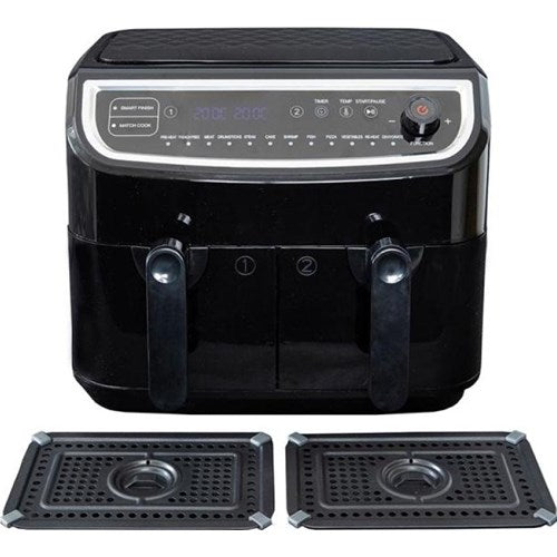 Airfryer Gastronoma 2 skuffer 9l 2400 W sort