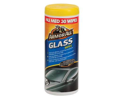 Armor All Glass Wipes 30stk - Hjem & Fritidsshoppen.no