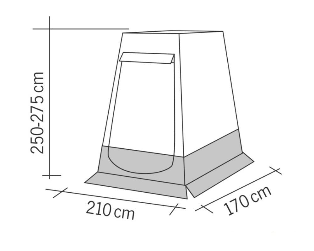 Bakdør telt Premium Ducato - Hjem & Fritidsshoppen.no