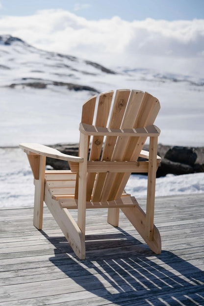 Caribou Lodge Hagestol på hytte om høsten