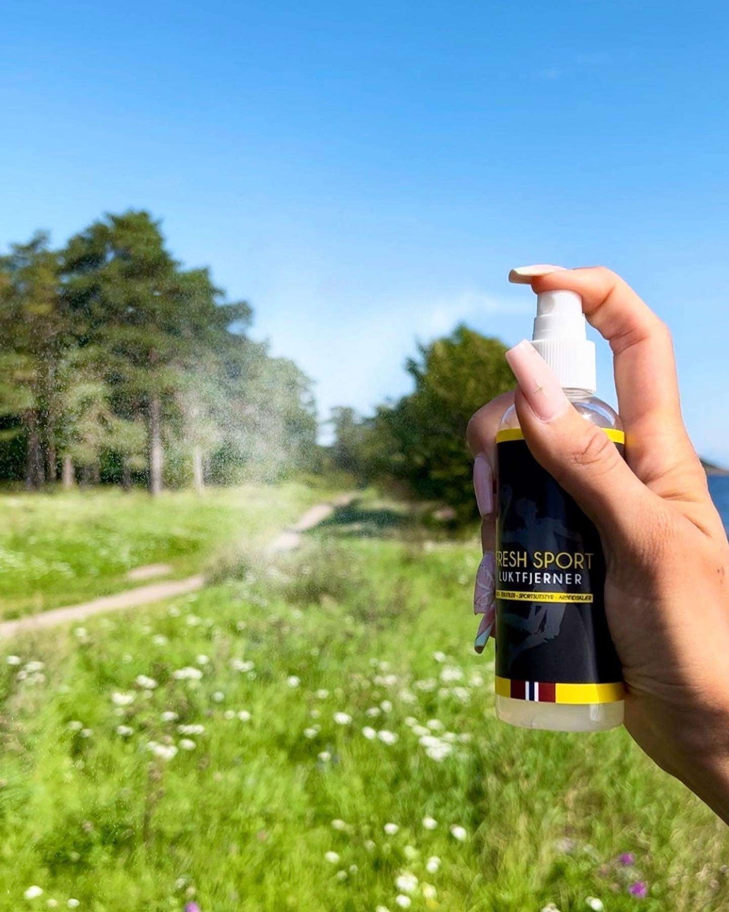 Fresh Sport – Nyhet!!  Luktfjerner til sko, tekstiler, treningstøy,  arbeidstøy etc.  100 ml - - Hjem & Fritidsshoppen.no