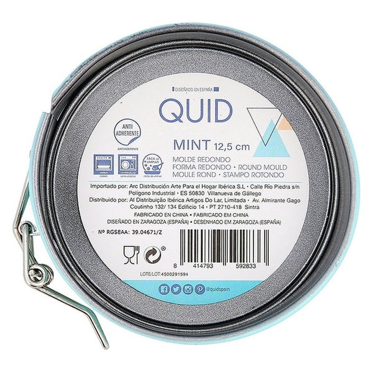 Kakeform Quid Mint rustfritt stål  (12,5 cm) - Hjem & Fritidsshoppen.no