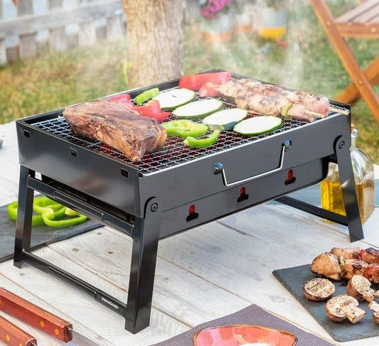 Kullgrill sammenleggbar og bærbar - Bordgrill med kull! På Tilbud! - Hjem & Fritidsshoppen.no