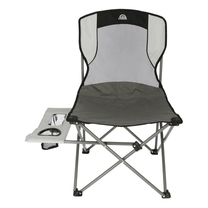 Doite Lagoon campingstol med koppholder og oppbevaringslomme på lys bakgrunn