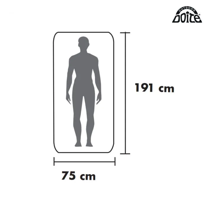 Doite Madrass Tuscany Oppblåsbar Single