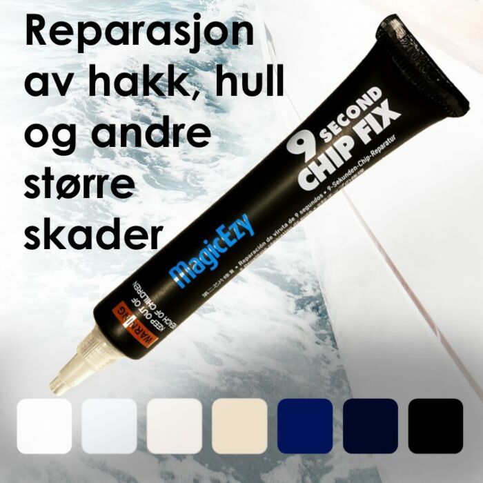 Magicezy 9 second chip fix - reperasjonsfiller til båt og caravan - Hjem & Fritidsshoppen.no