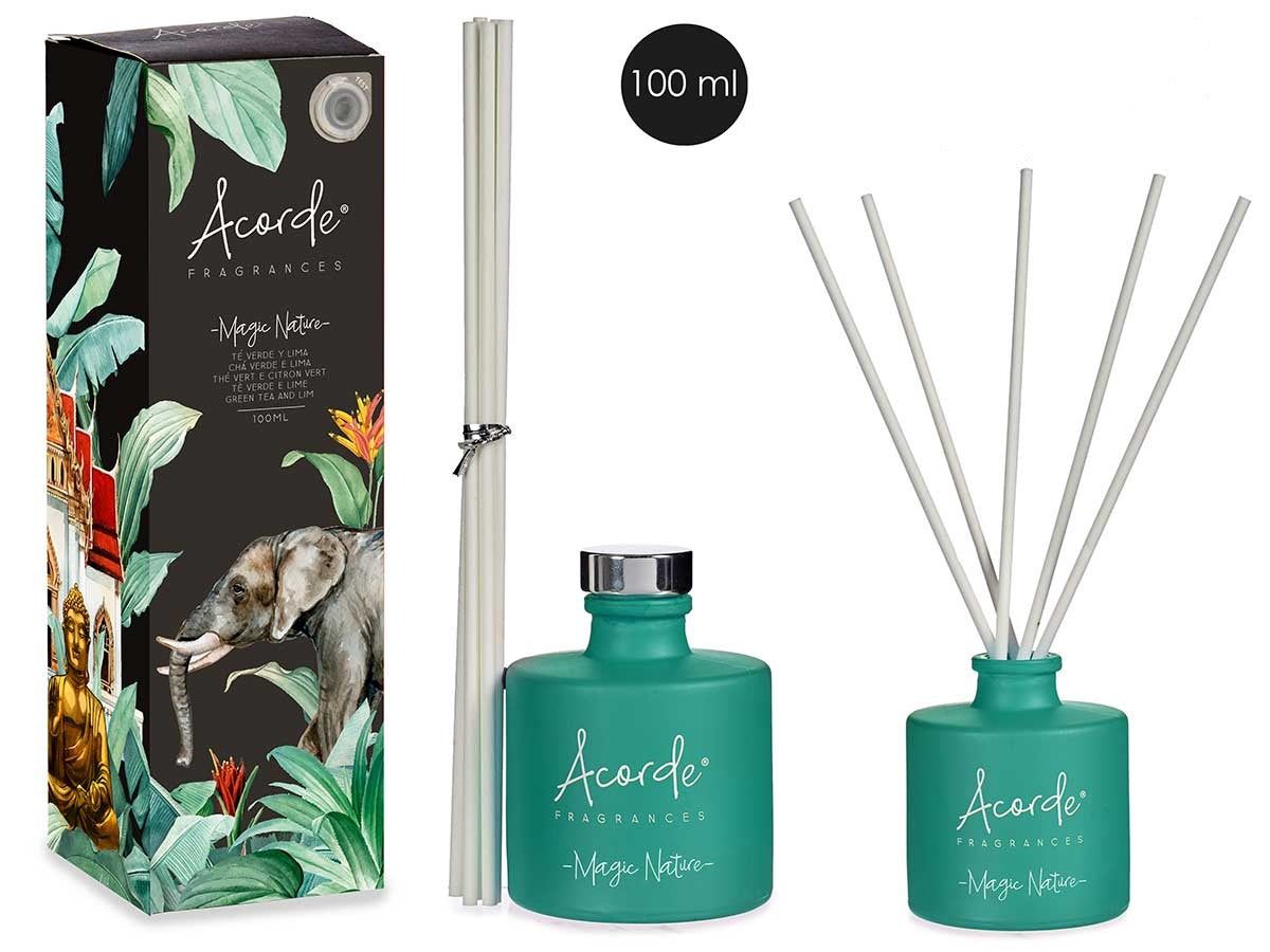 Mikado duftpinner 100 ml Grønn te og lime - Hjem & Fritidsshoppen.no