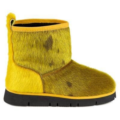 Gul Obi støvel i inuittisk selskinn - great greenland