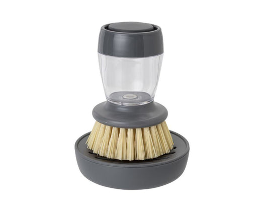 Oppvaskbørste med såpedispenser - genial i bruk, et trykk er nok! - Hjem & Fritidsshoppen.no