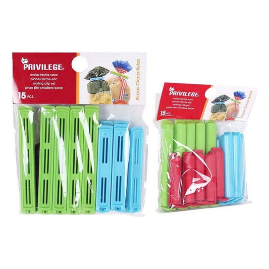 Poseforseglerklips fra Privelege  (15 Stk) - Hjem & Fritidsshoppen.no