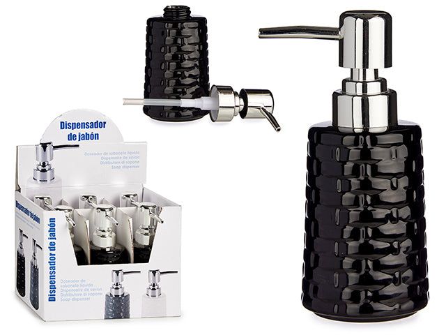 Såpedispenser relief sort - Hjem & Fritidsshoppen.no