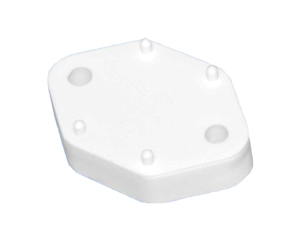 Spacer til dørholder strek hvit - Hjem & Fritidsshoppen.no