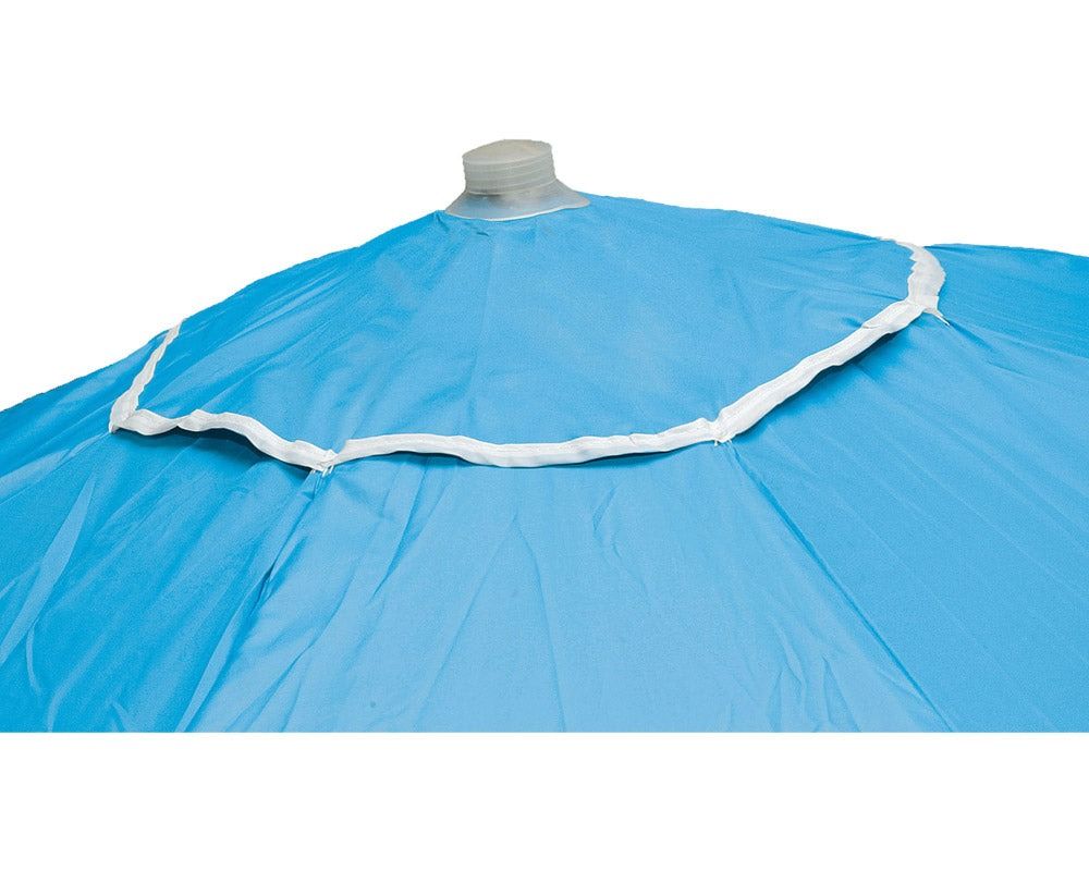 Strandparasoll blå med sidevegger -  perfekt for strandtur med barn - Hjem & Fritidsshoppen.no