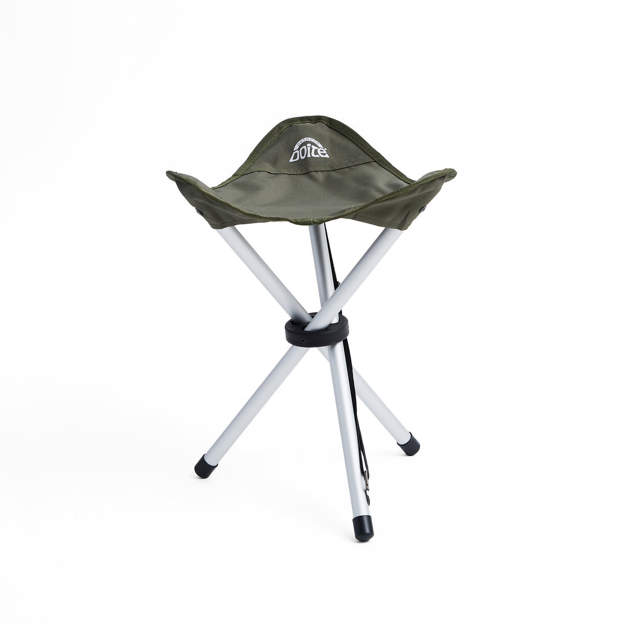 Doite grnn tripod stol på hvit bakgrunn
