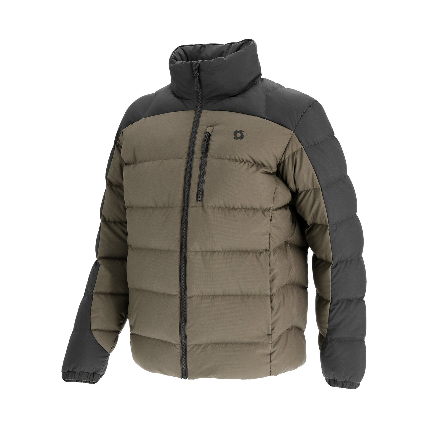 Doite Tundra Dunjakke Herre Brun og Oliove  – Varm vinterjakke med 700FP RDS dun og skjult hette