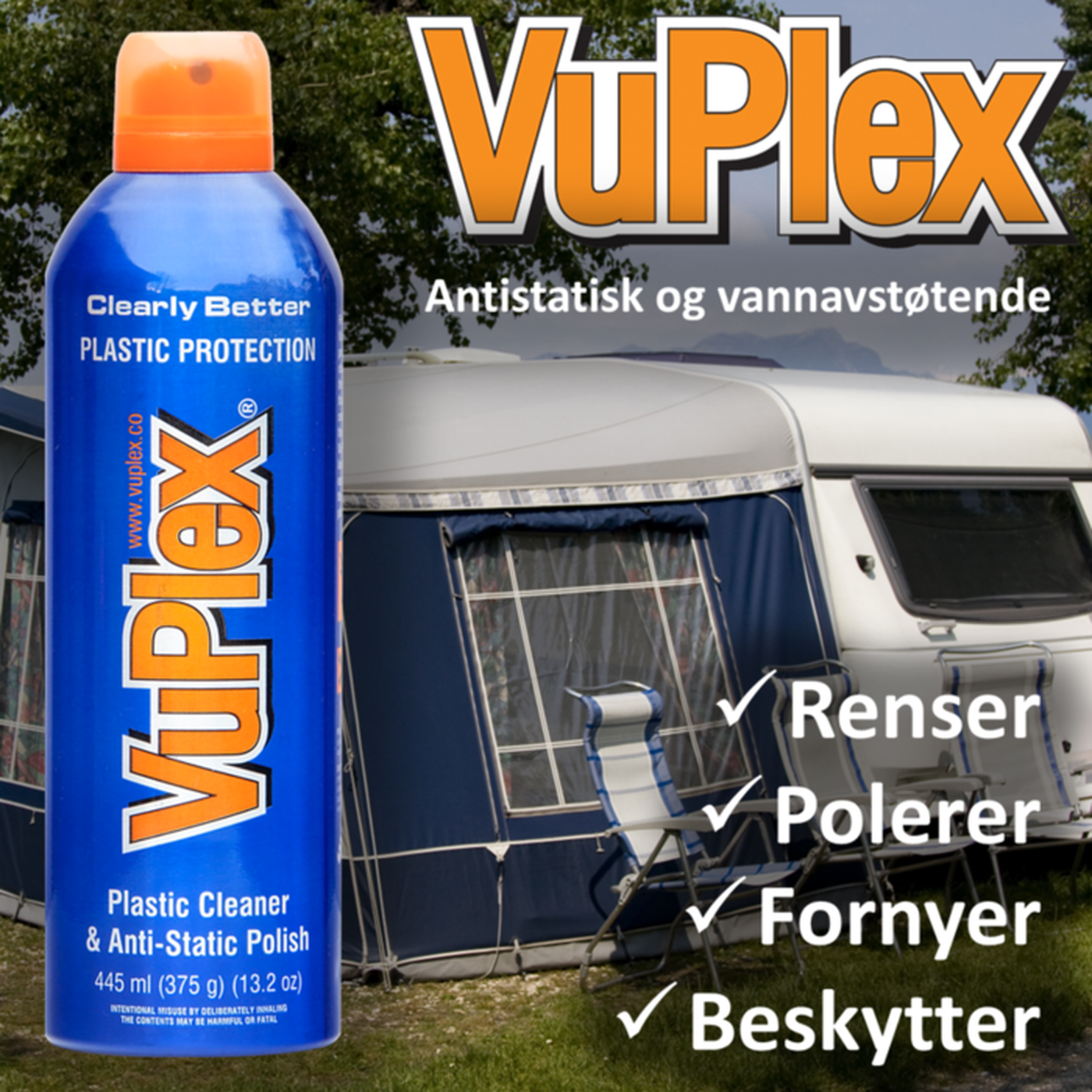 VUPLEX® - PLASTRENS OG ANTISTATISK POLERINGSMIDDEL - Hjem & Fritidsshoppen.no