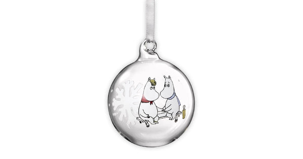 Mummi Julekule - Snøfnugg - 7 cm – miljøbilde
