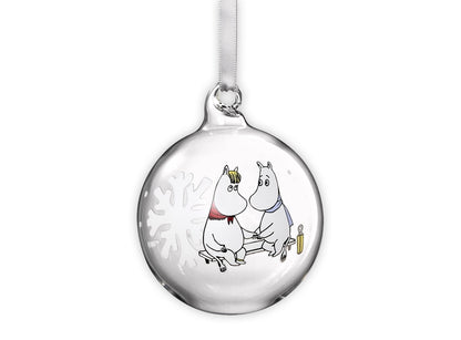 Mummi Julekule - Snøfnugg - 7 cm fra Muurla – produktbilde