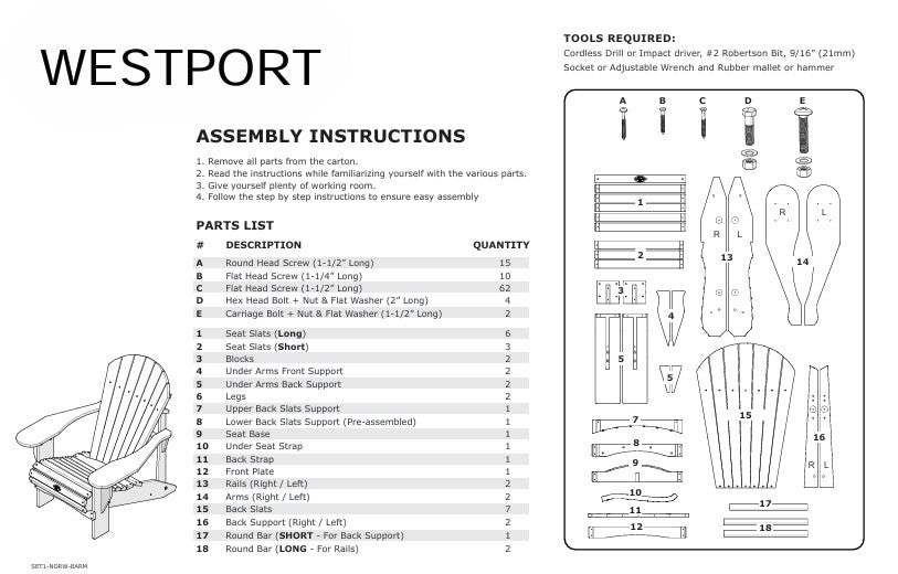 Adirondack MCC - Made in Canada - Fritidsshoppen.no