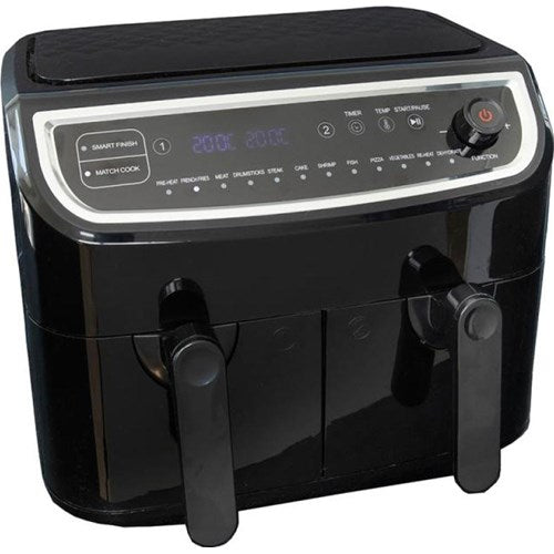 Airfryer Gastronoma 2 skuffer 9l 2400 W sort - Fritidsshoppen.no