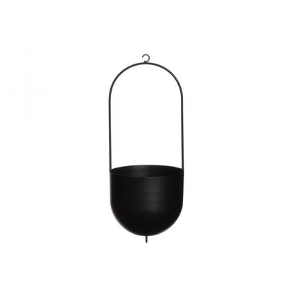 Ampel i sort metall - 4 Living Collection til friske og kunstige planter - Fritidsshoppen.noampelblomstergarden