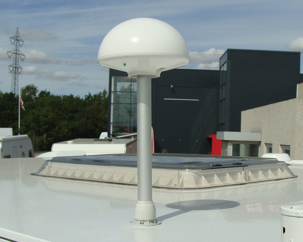 Antenne Tertek Caravan m/120cm mast hvit - Fritidsshoppen.no