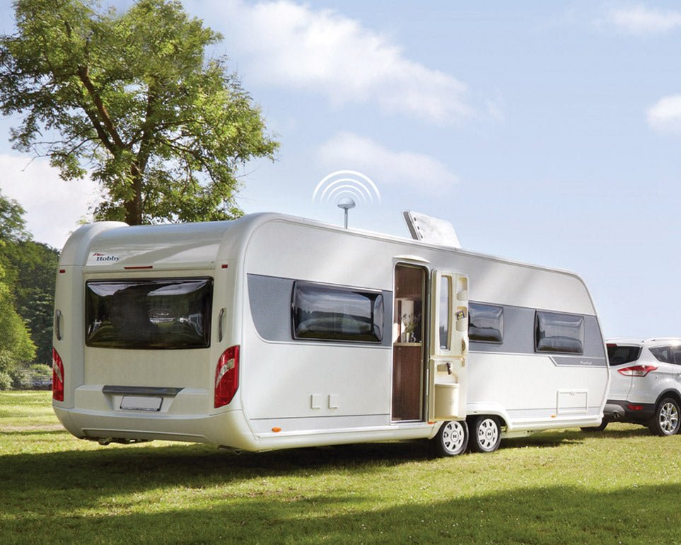 Antenne Tertek Caravan m/120cm mast hvit - Fritidsshoppen.no