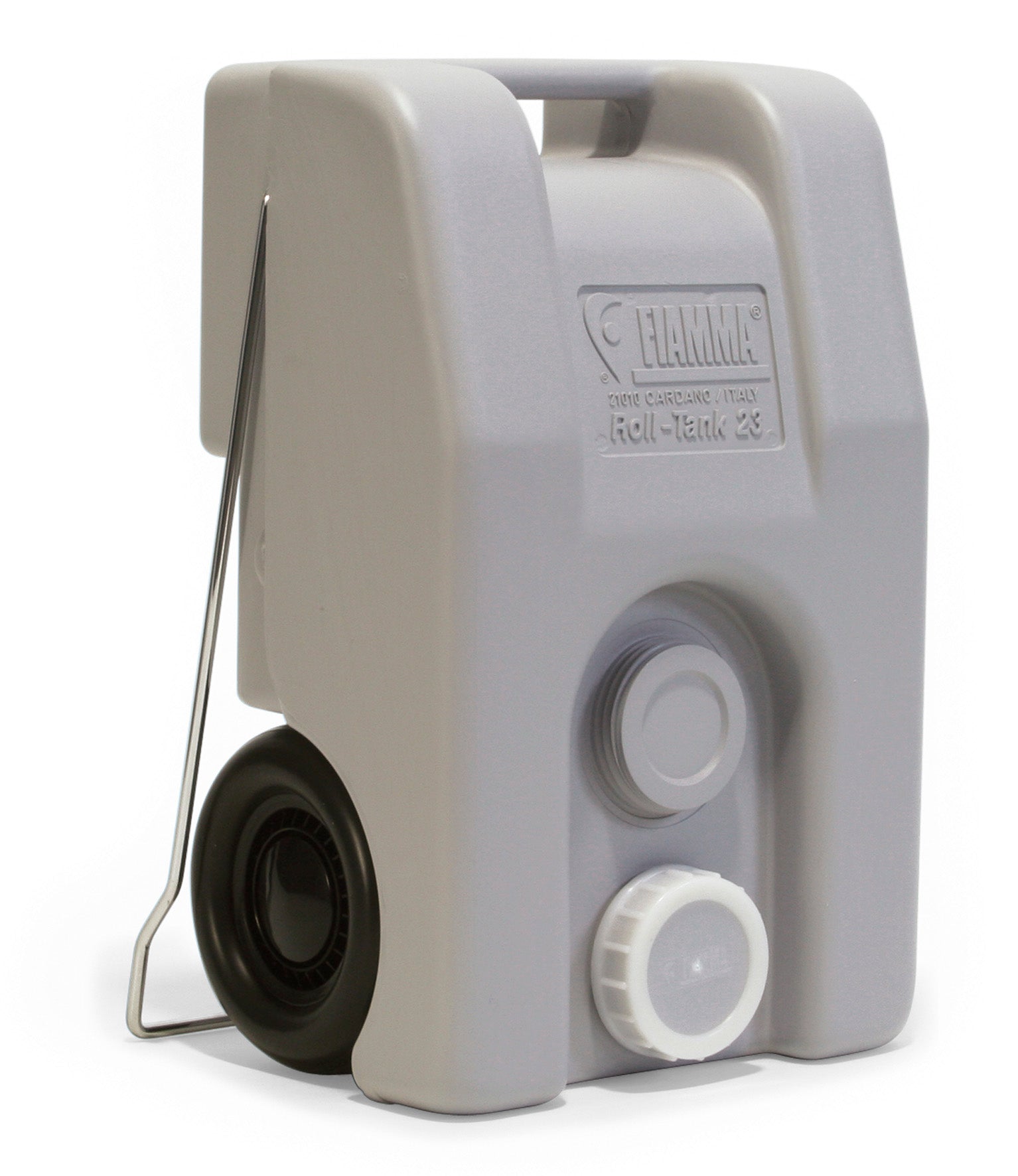 Avfallstank Fiamma 23l m/hjul grå - Fritidsshoppen.no