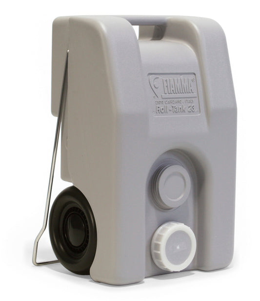 Avfallstank Fiamma 23l m/hjul grå - Fritidsshoppen.no