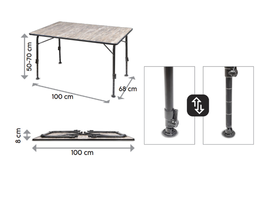Telta Bord Bornholm M detalj