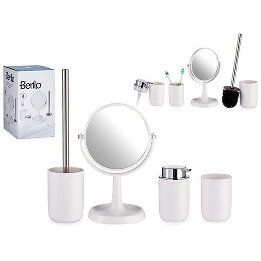 Berilo baderomssett 4 deler, hvit