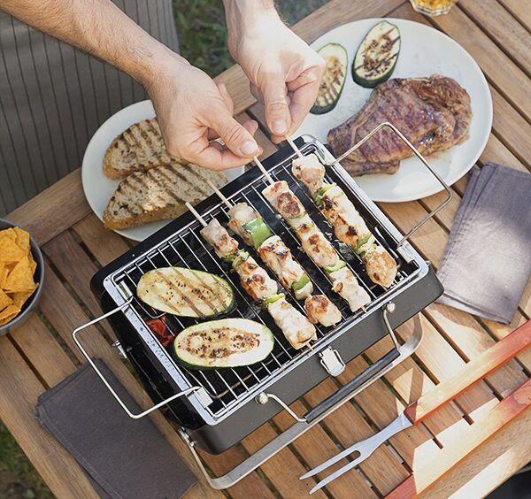 Bærbar, sammenleggbar grill, Handy - Q - Fritidsshoppen.nobordgrillbærbarfritid