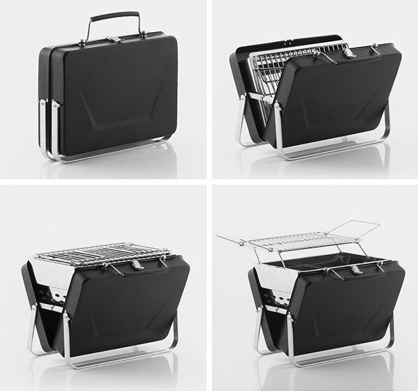 Bærbar, sammenleggbar grill, Handy - Q - Fritidsshoppen.nobordgrillbærbarfritid