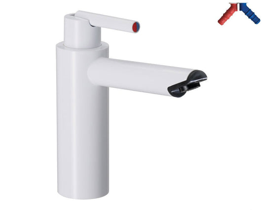 Blandebatteri Cascada Ø33mm m/bryter lukket hvit - Fritidsshoppen.no