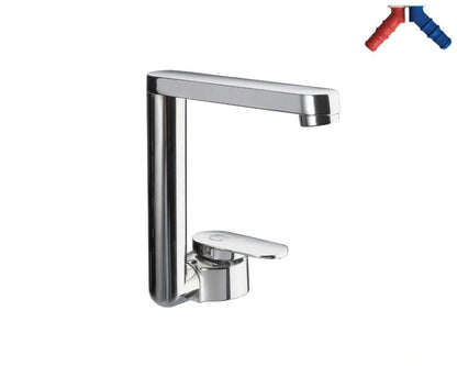 Blandebatteri Twister Chrome - Fritidsshoppen.no