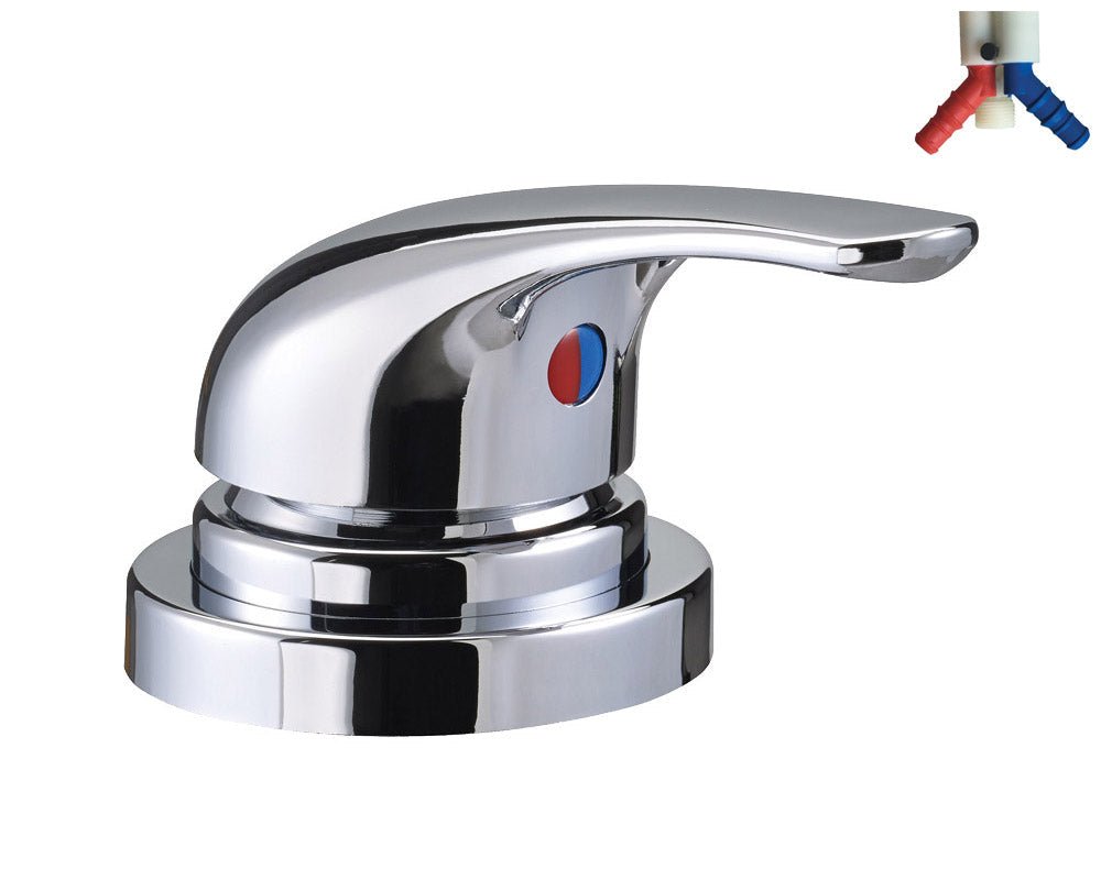 Blandebatteri U.T. Ceramik Ø54mm m/bryter krom - Fritidsshoppen.no