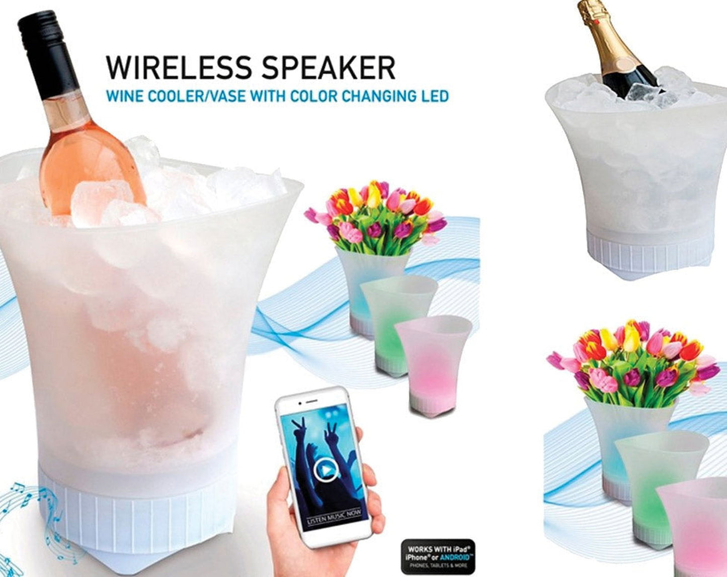 Vinkjøler m/blåtann og LEDlys - Hjem & Fritidsshoppen.no