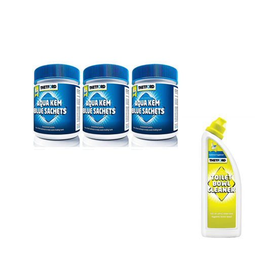 Blue sachet & Toilet cleaner - Fritidsshoppen.nobobilbåtcampingbil