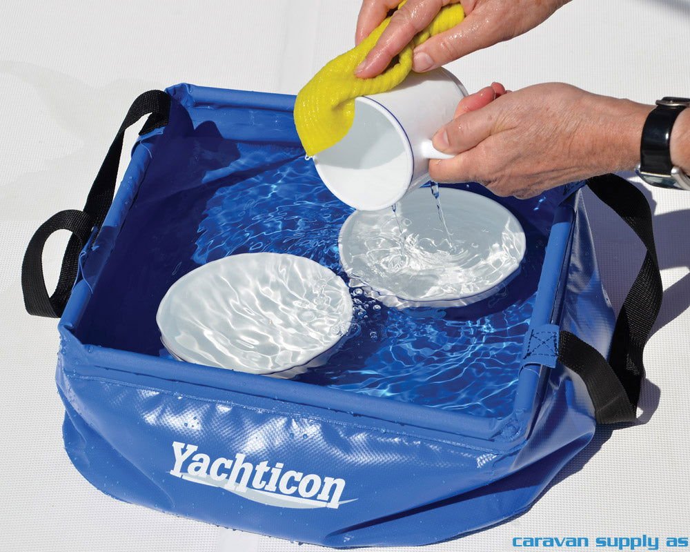 Bøtte Yachticon kantet sammenleggbar 15l - Fritidsshoppen.no