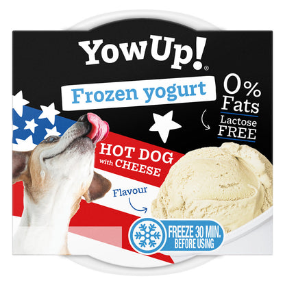 YowUp Frozen Yogurt Hot Dog Cheese