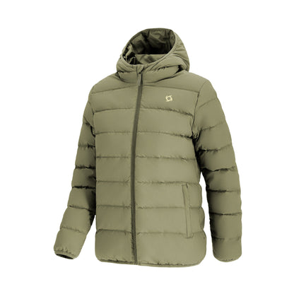 Doite Cotton Dunjakke Dame – 700 FP Dun • 100% Bomull (Lilla / Oliven) - Fritidsshoppen.no700FPbobilturBomull