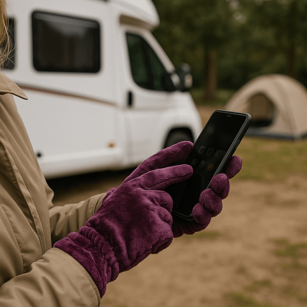 Doite Heritage Caribu Hansker – Myke fleecehansker med grep for berøringsskjerm - Fritidsshoppen.noAndesberøringsskjermbobil