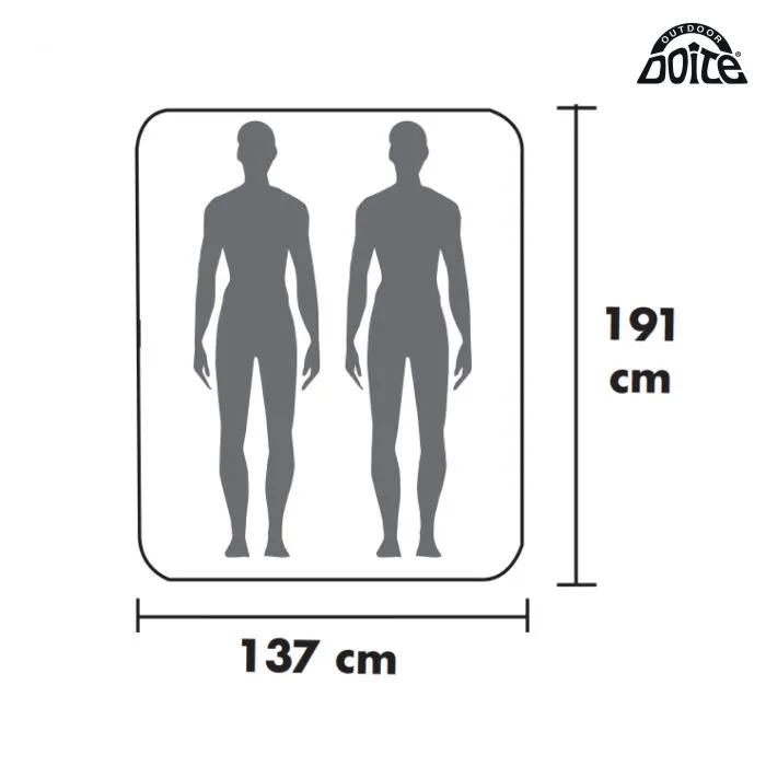 Doite Madrass Tuscany Oppblåsbar Double - Fritidsshoppen.no