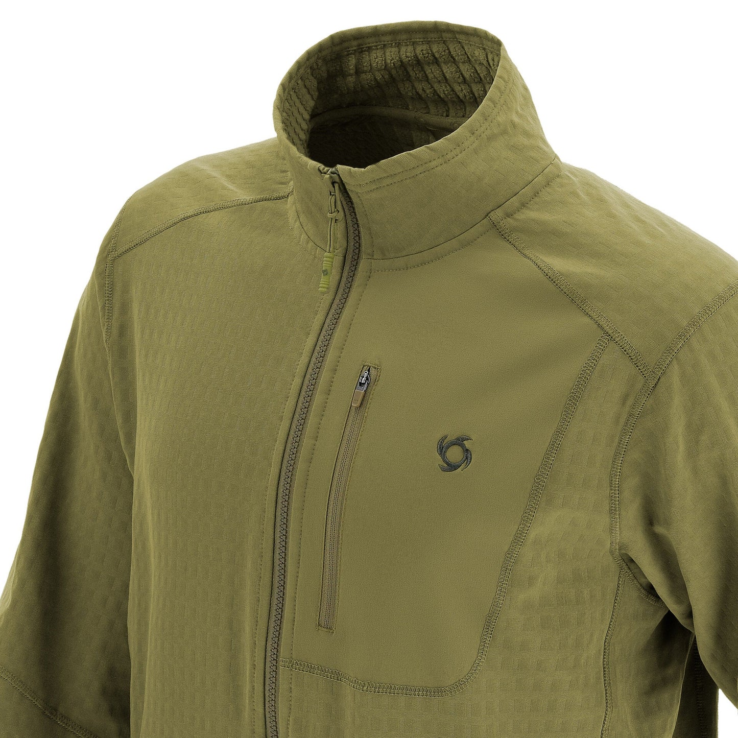 🧥 Doite Polar Grid Jakke Herre – WarmActive™ Fleece Farger: Olive Blå Sort - Fritidsshoppen.nobobilbåtturcamping